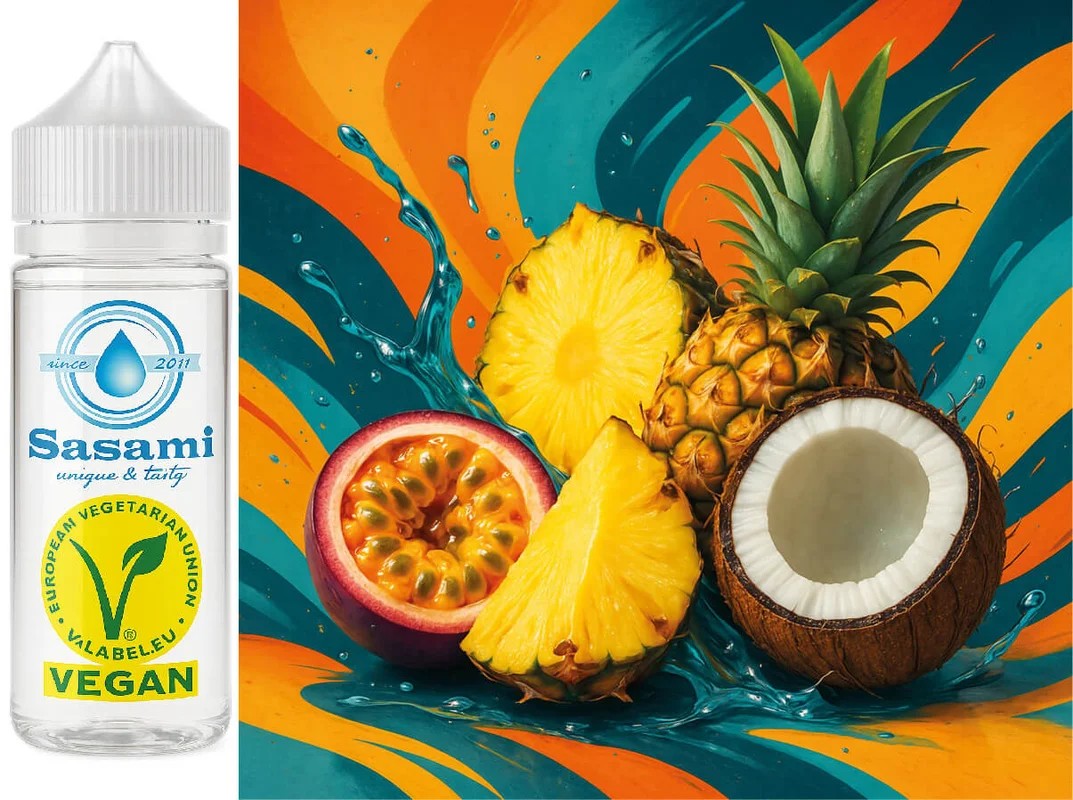 AnanasMaracujaKokosnussAromaKonzentrat–Vegan–Sasamiâ€?0ml