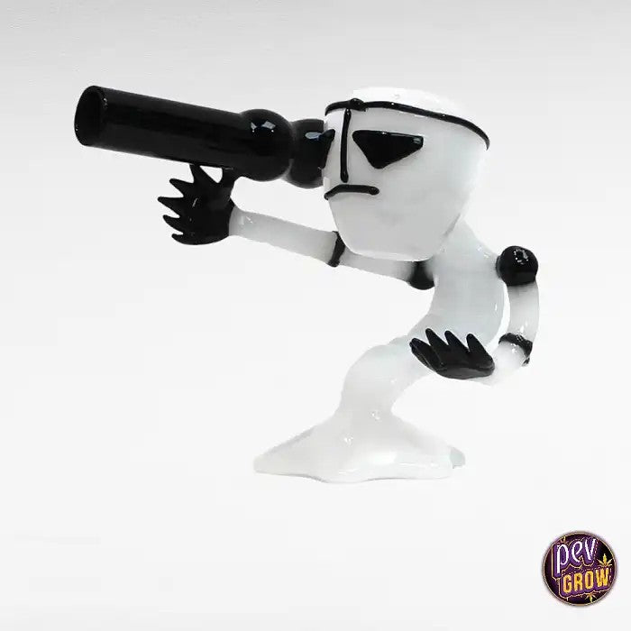 BongenVerreBlancBazookaAlien15cm