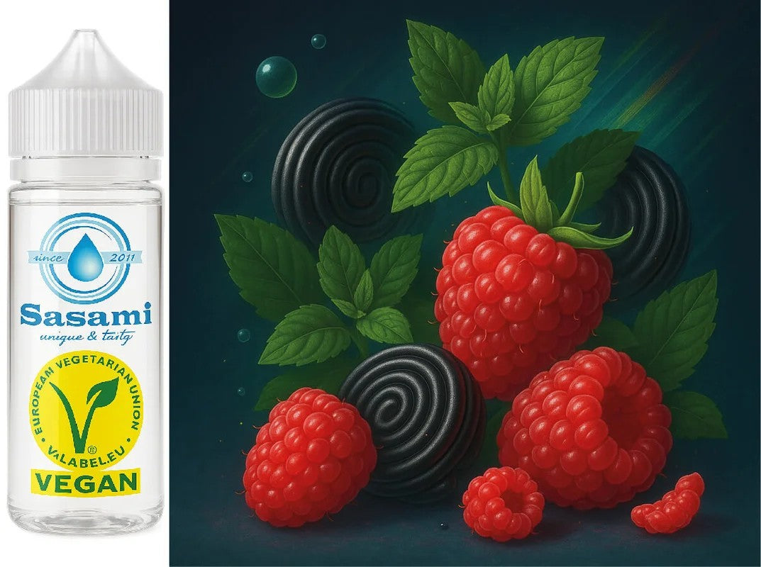 RaspberryNoir–Himbeere-Lakritz-MinzeAromaKonzentrat–Vegan–Sasamiâ€?0ml