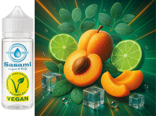 ApriCool–AprikoseLimetteEukalyptusIceAromaKonzentrat–Vegan–Sasamiâ€?00ml