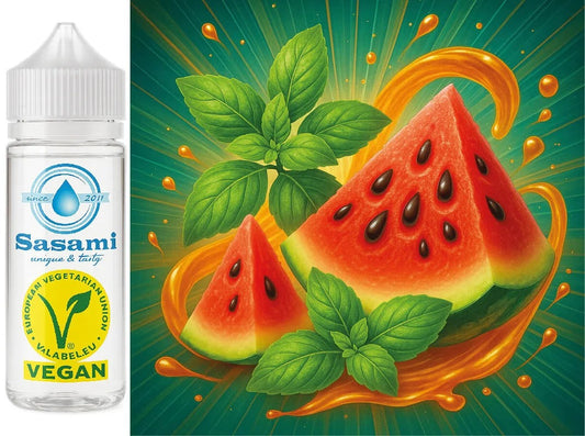 AquaBasilico–Basilikum-WassermeloneAromaKonzentrat–Vegan–Sasamiâ€?00ml