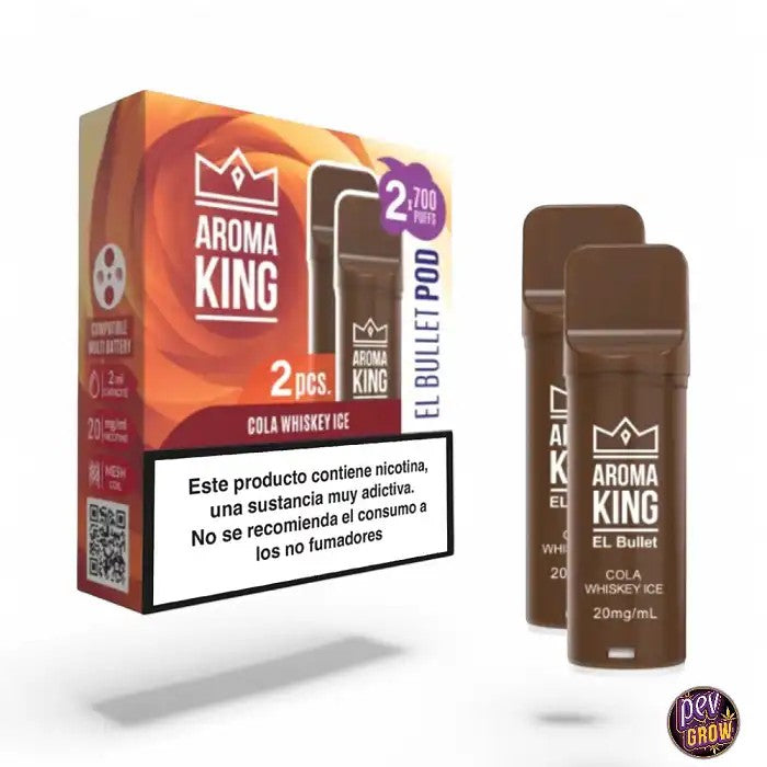AromaKingSmartPodsColaWhisky20mgâ€?unités·Arômeintense&résistanceenmesh