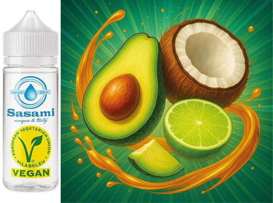 AvocadoZest–Avocado-Kokosnuss-LimetteAromaKonzentrat–Vegan–Sasamiâ€?00ml