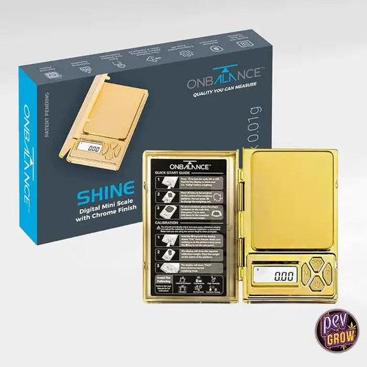 BalanceOnBalanceShineGold(100gx0,01g)–Précisionetélégance