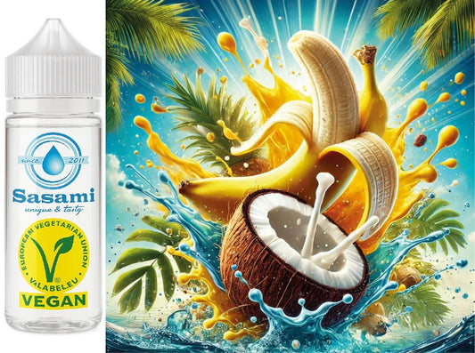 Banane–KokosnussAromaKonzentrat–Vegan–Sasamiâ€?00ml