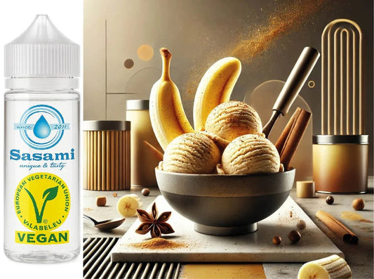 BananeZimtEiscremeEisAromaKonzentrat–Vegan–Sasamiâ€?0ml