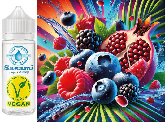 Blaubeere–Himbeere–GranatapfelAromaKonzentrat–Vegan–Sasamiâ€?0ml