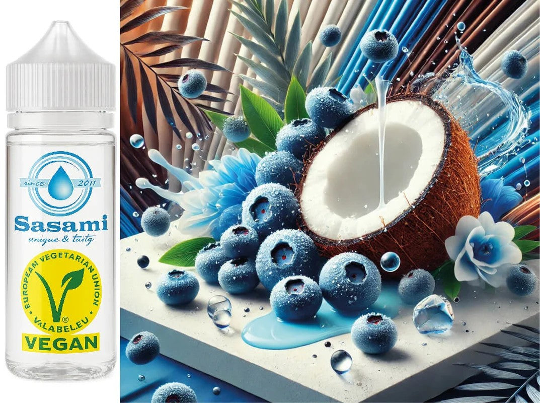 Blaubeere–KokosnussAromaKonzentrat–Vegan–Sasamiâ€?00ml