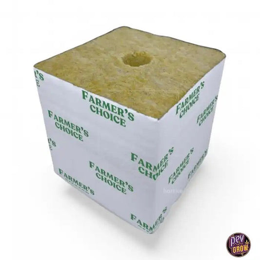 BlocdeLainedeRoche200x200x100mm–SubstratHydroponiquepourdeGrossesRacines