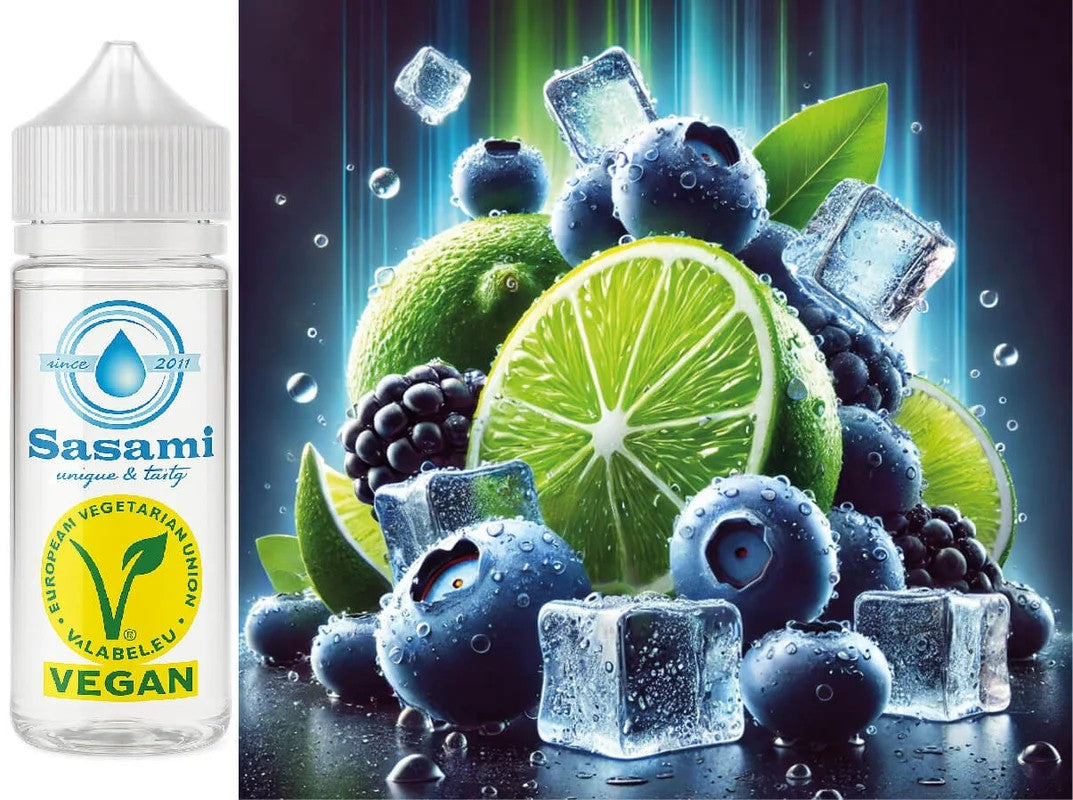 BlueberryLimeIce–BlaubeereLimetteIceAromaKonzentrat–Vegan–Sasamiâ€?00ml