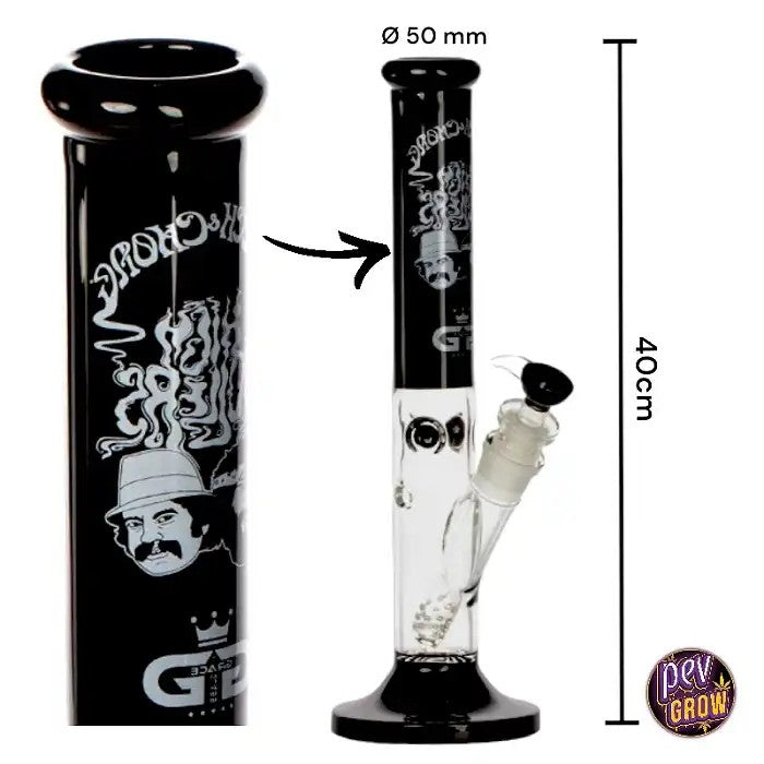 BongenCristalIceCheech&Chong40cmNoiravecDiffuseur
