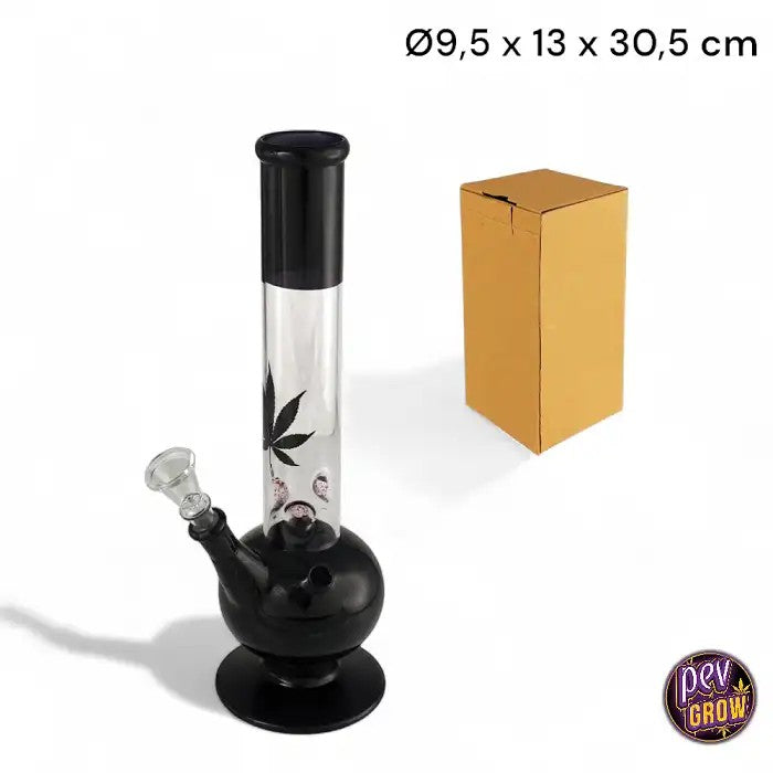 BongenVerre31cmFeuilledeCannabis