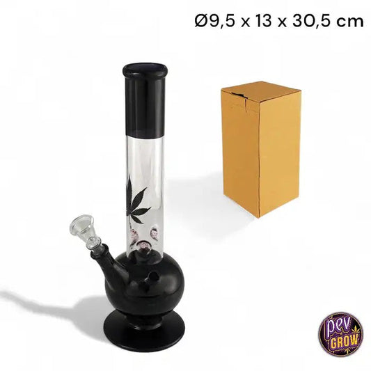 BongenVerre31cmFeuilledeCannabis