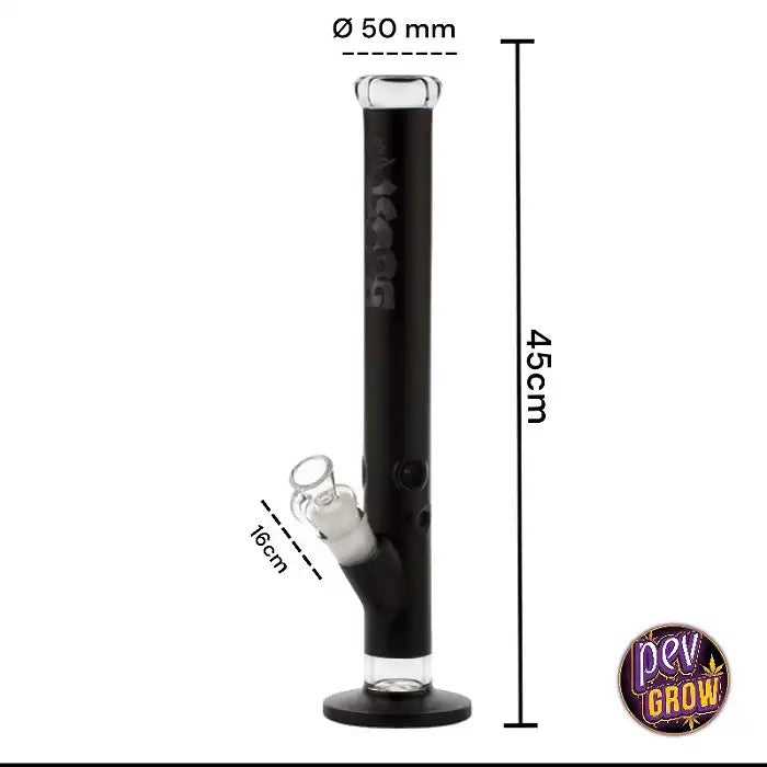 BongenVerreNoirBoostBeaker45cmavecPercolateur