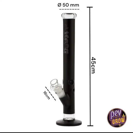 BongenVerreNoirBoostBeaker45cmavecPercolateur
