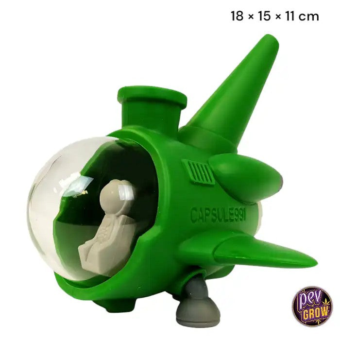 BongSiliconeSous-MarinVertavecPiècesDémontables13cm
