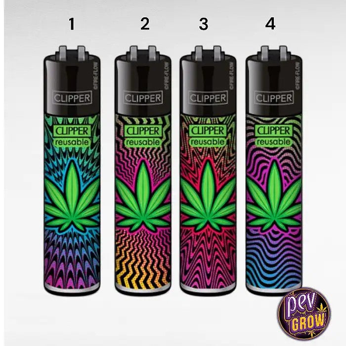BriquetClipperClassicLargeTrippyLeaves1