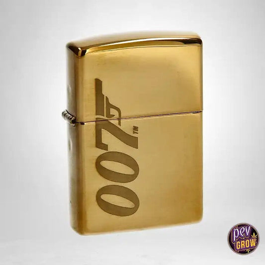 BriquetZippoBondBt007GunLogoGold