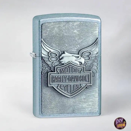 BriquetZippoHarleyDavidsonEagleStreetChrome