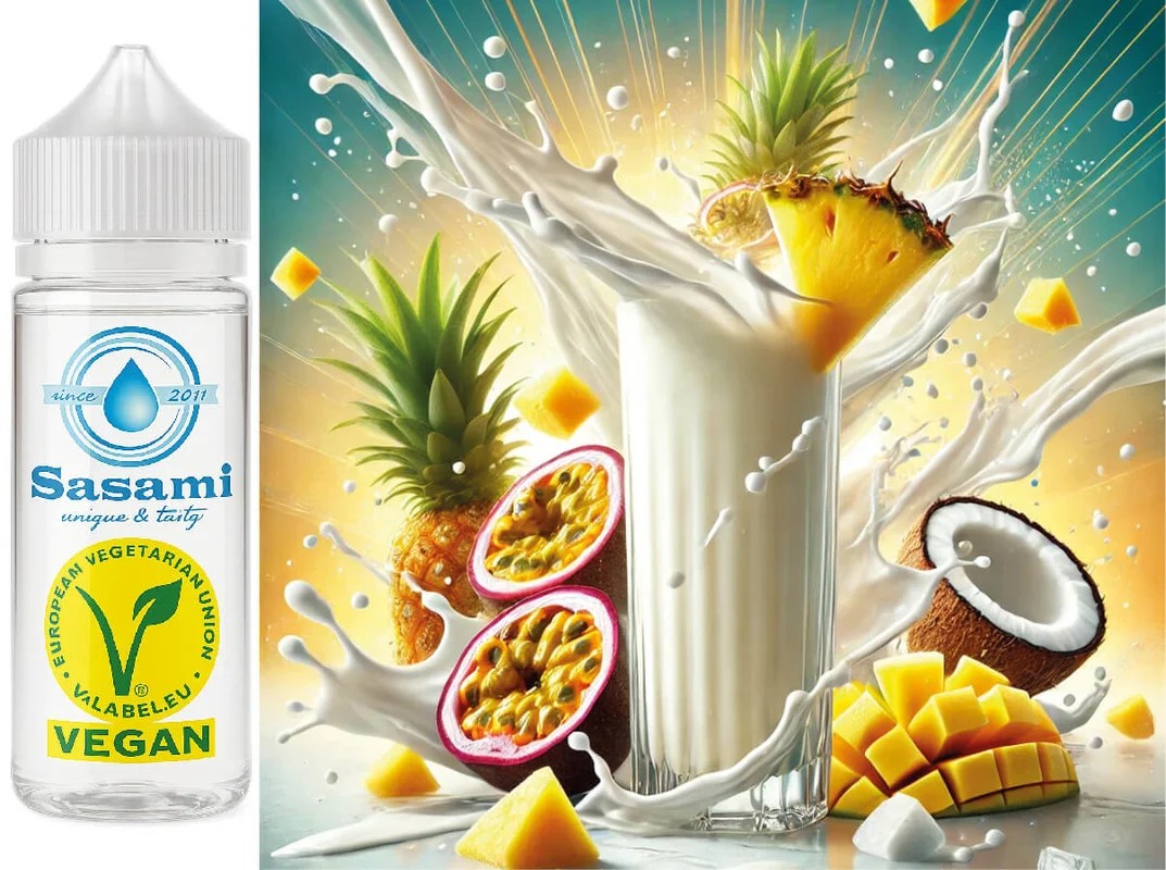 ButtermilchAnanasMaracujaKokosnussAromaKonzentrat–Vegan–Sasamiâ€?00ml