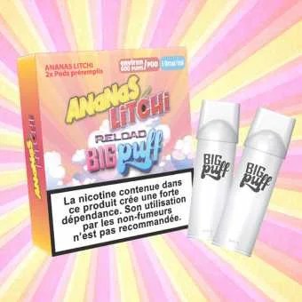 CartouchesBigPuffReloadAnanasLitchi(x2)BigPuffReload