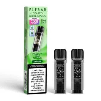CartouchesElfaProPassionKiwiGoyave(x2)Elfbar