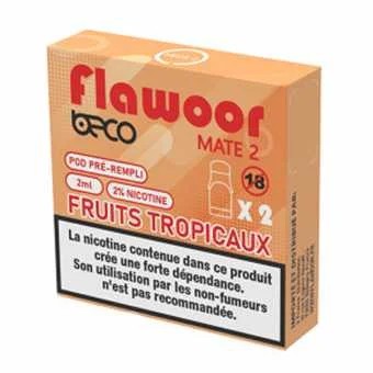CartouchesFlawoorMate2FruitsTropicaux(x2)Flawoor