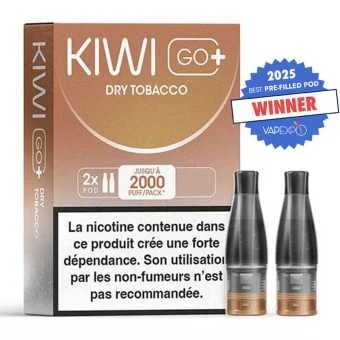CartouchesKiwiGo+DryTobacco(x2)KiwiVapor
