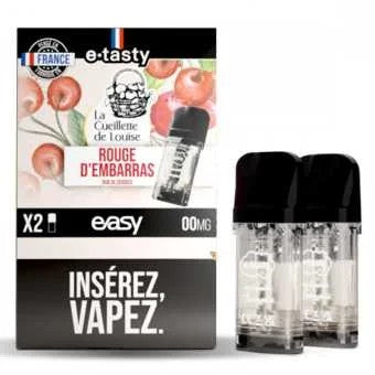 CartouchesLaCueillettedeLouiseRouged’EmbarrasEasyPod(X2)ETasty