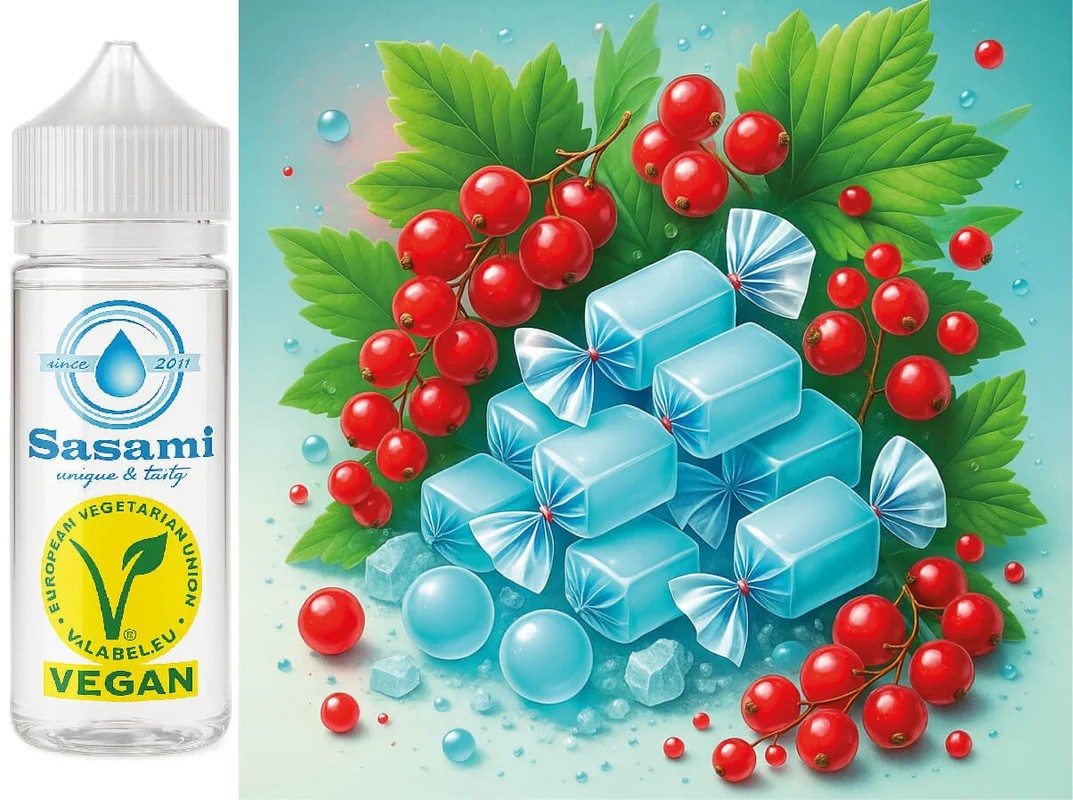 EisbonbonJohannisbeereAromaKonzentrat–Vegan–Sasamiâ€?0ml