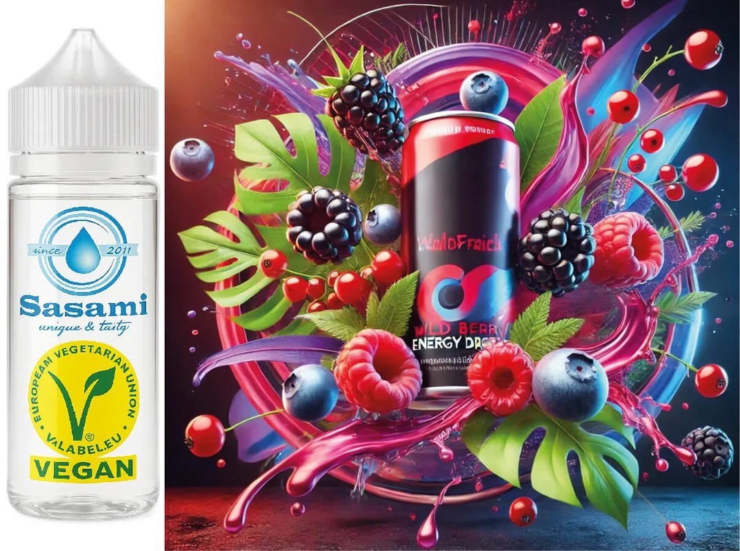EnergyDrinkWildBerryAromaKonzentrat–Vegan–Sasamiâ€?0ml