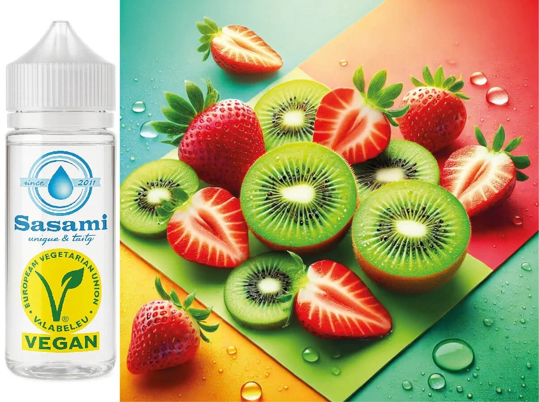 Erdbeere–KiwiAromaKonzentrat–Vegan–Sasamiâ€?00ml