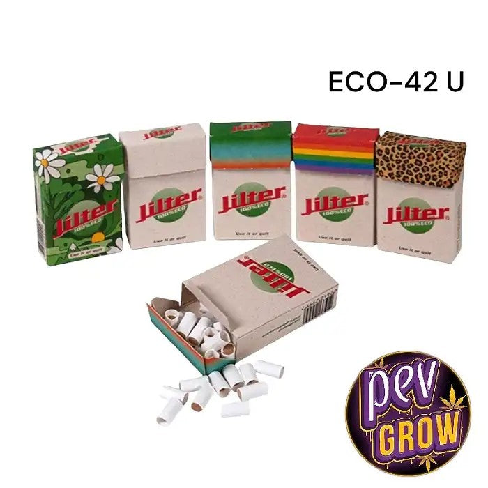 Filtrecigarette–FiltresJilter100%Éco-Biodégradable–FibredeCelluloseâ€?mmdeØâ€?2Unités