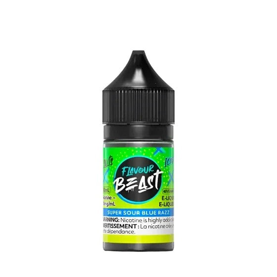 FlavourBeast–SuperSourBlueRazzIced30mlSalt