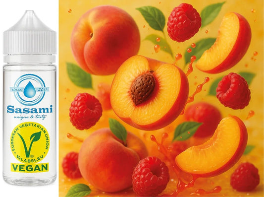 PeachRush–PfirsichHimbeereAromaKonzentrat–Vegan–Sasamiâ€?0ml