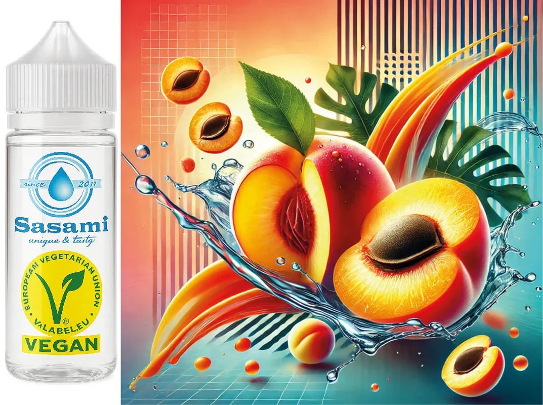 PfirsichAprikose–MarilleAromaKonzentrat–Vegan–Sasamiâ€?00ml