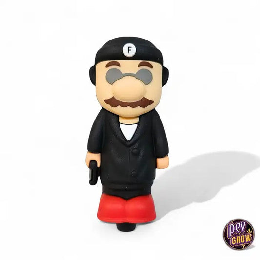 PipeenCristaletsiliconeMarioBlack11cm
