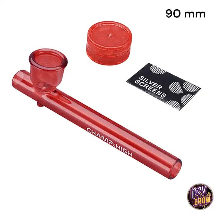 PipeenVerre90mm.Grinder&GrilleCouleursMixtes