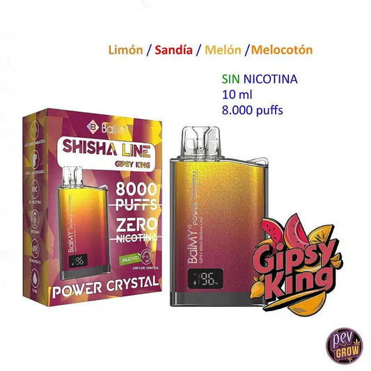 PodJetableBalmyPowerCrystalZeroGypsyKing8000Bouffées