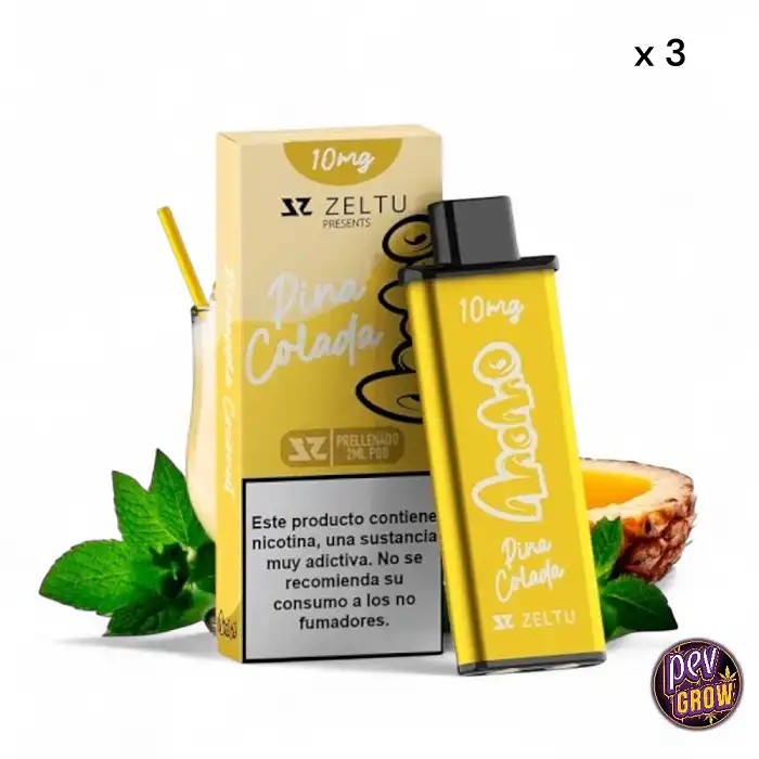 PodjetableMomoPineappleColadaZeltuX310mg–Saveurtropicaleetvapotageconstant