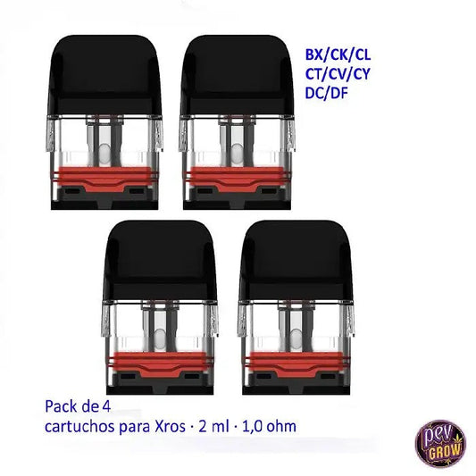 PodRechargeable1.0ohmXrosSeriesCorex2.0–Vaporesso(Packde4)