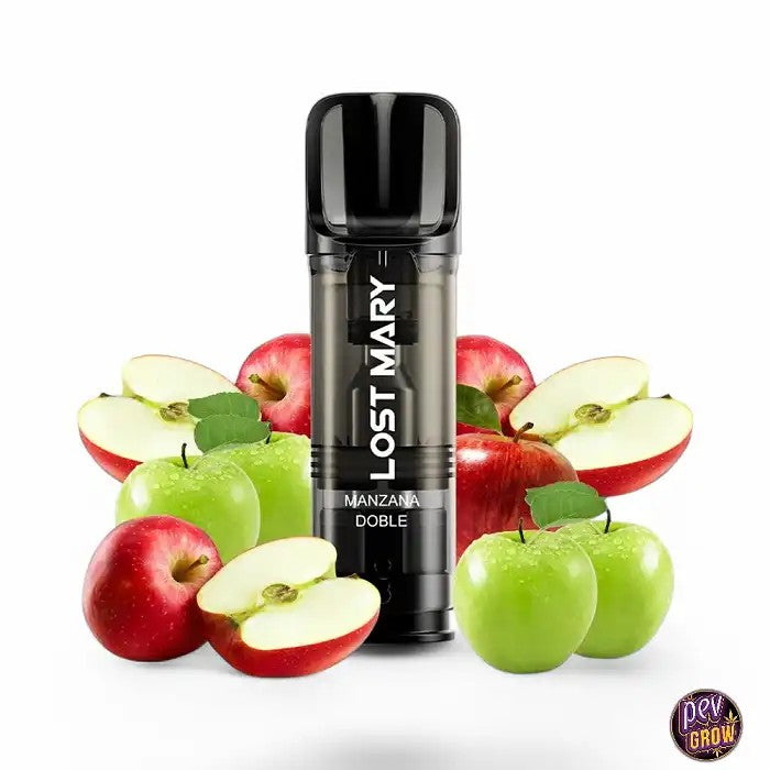 PodsRechargeablesLostMaryTappoProDoublePomme20mg·2Unités