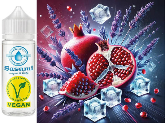 PomegranateLavenderChill–GranatapfelLavendelIceAromaKonzentrat–Vegan–Sasamiâ€?00ml