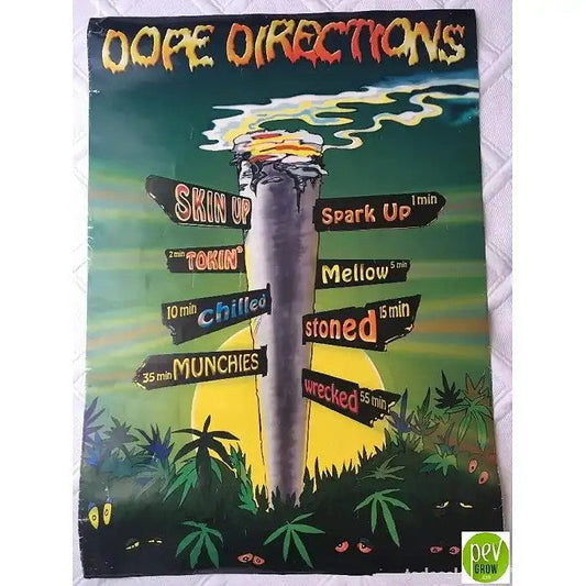 PosterDopeDirectionsCannabis86×61cm