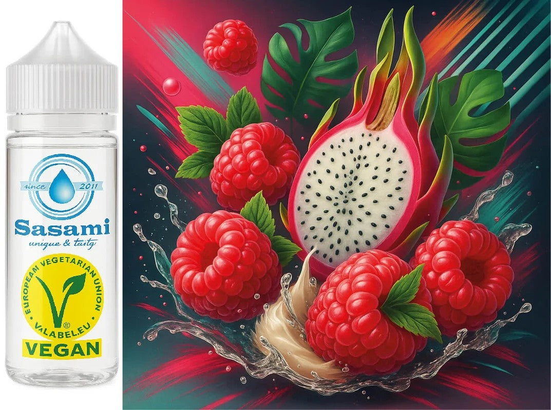 RaspberryDragon–Himbeer&DrachenfruchtAromaKonzentrat–Vegan–Sasamiâ€?0ml