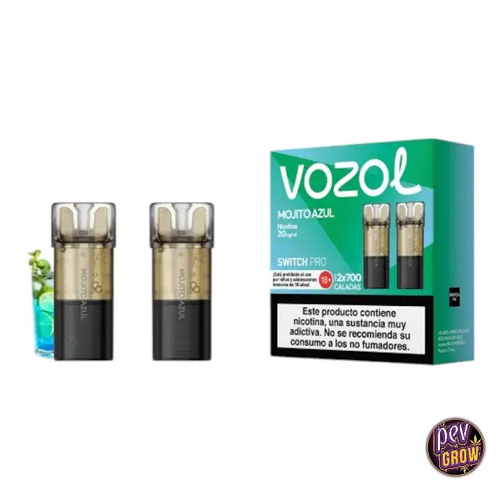 RechargePodVozol–Pack2CapsulesMojitoIce20mg/ml(10Packs)