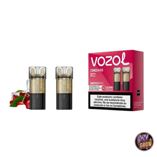 RechargeVozolPod–Pack2CapsulesCeriseIce20mg/ml(10Packs)