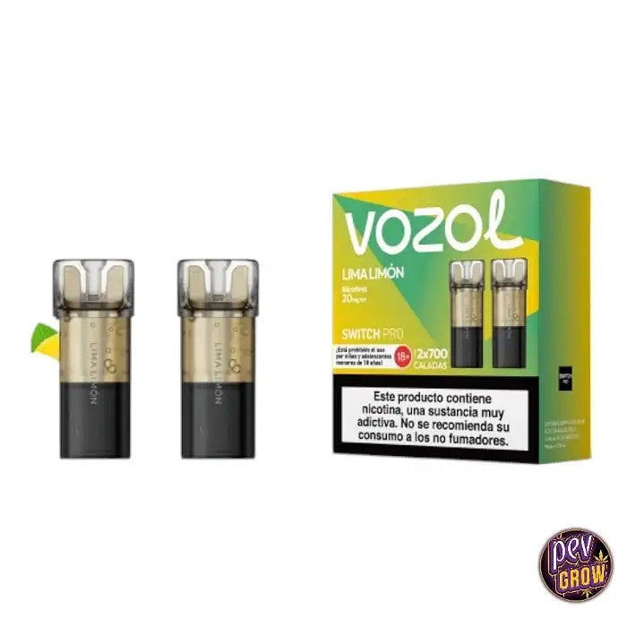 RechargeVozolPod–Pack2CapsulesCitronLime20mg/ml(10Packs)