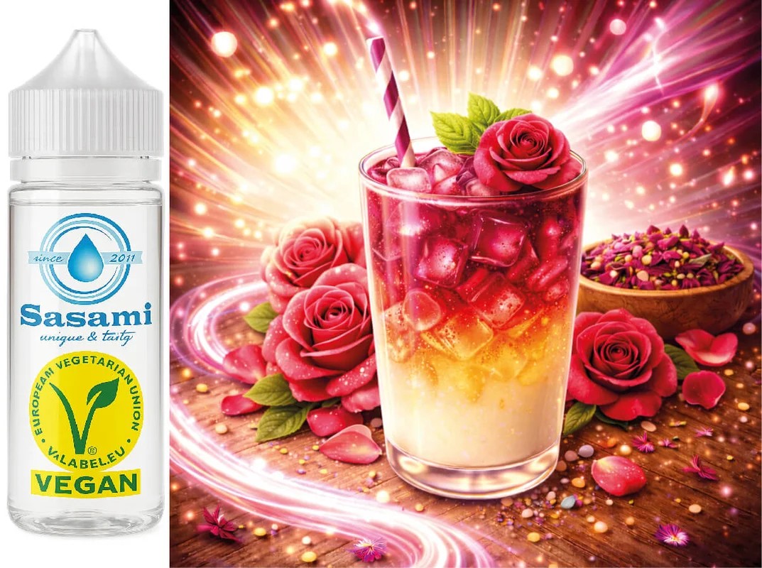 RosenMilkshakeAromaKonzentrat–Vegan–Sasamiâ€?0ml