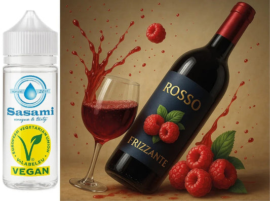 RossoFrizzante–Rotwein&HimbeereAromaKonzentrat–Vegan–Sasamiâ€?00ml